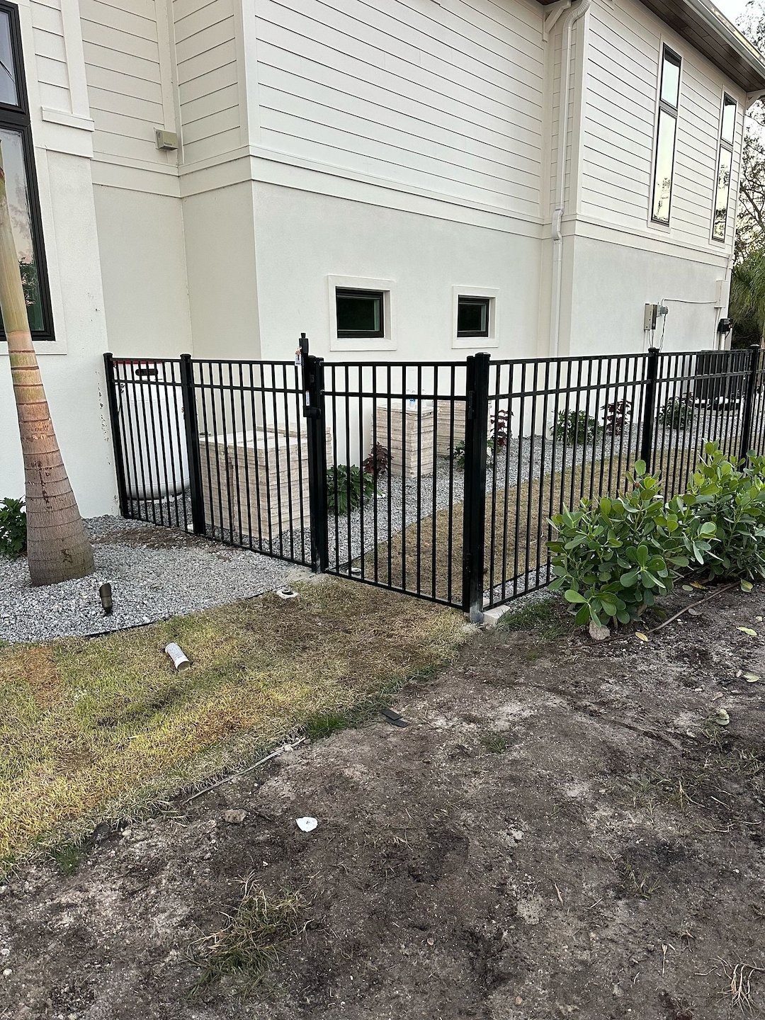 Custom 3ft & 5ft Black Aluminum Fence Installation – Sleek, Durable & Secure!